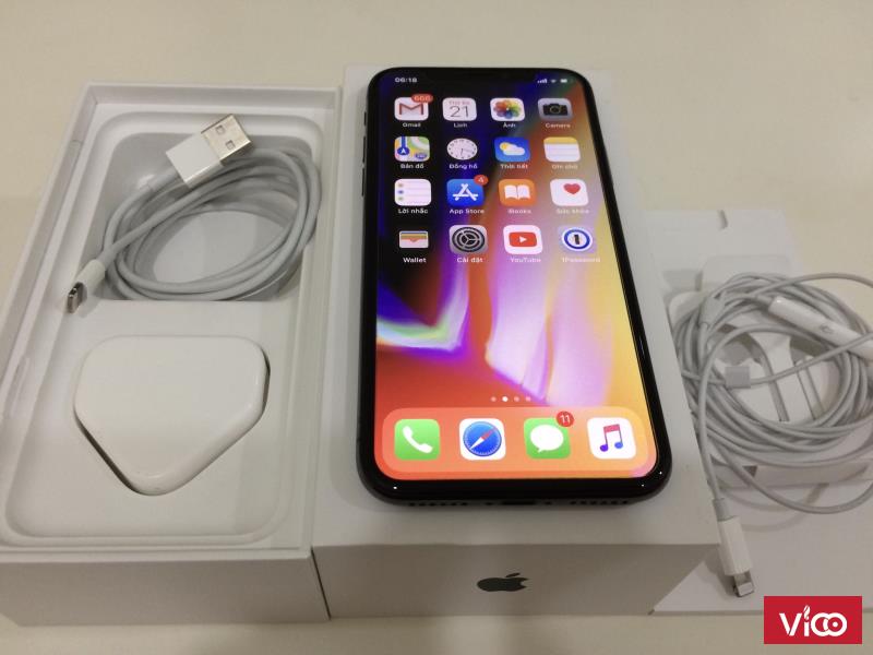 Bán iPhone X 64Gb Black Quốc tế .máy còn mới toanh nguyên zin,đang còn trong thời gian bảo hành