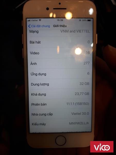 Cần bán iphone 7 32gb lock zin đã active như quốc tế