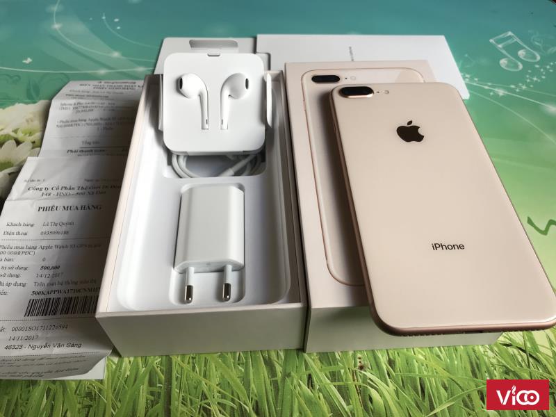 Cần bán Iphone 8 Plus 64gb Gold chính hãng, bản Quốc Tế.