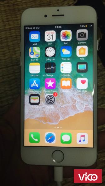 Máy iPhone 6 màu trắng 16g bàn qt