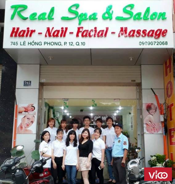 Máy tính tiền salon tóc, nail, spa