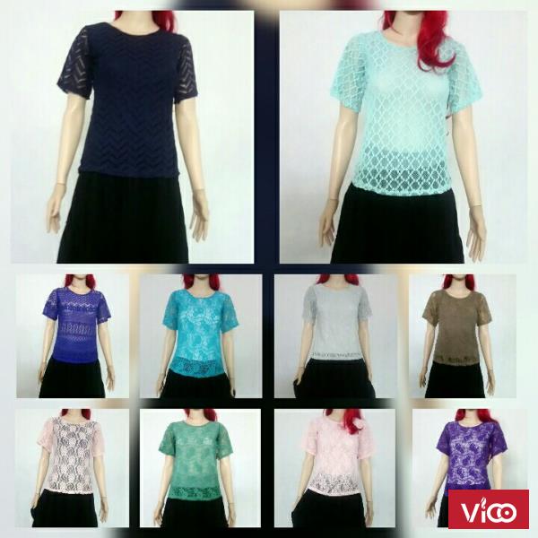 Thanh lý lô áo ren ngắn tay có lót cực đẹp giá 2x