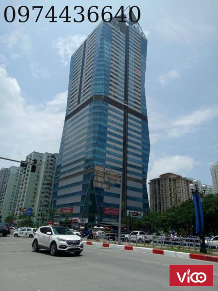 Cho thuê văn phòng cao cấp tòa nhà Diamond Flower Hoàng Đạo Thúy, Trung Hòa, Cầu Giấy, Hà Nội.