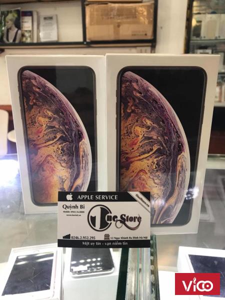 Bán iphone Xsmax 64gb Gold Silver ZA/A, nguyên seal 31tr9