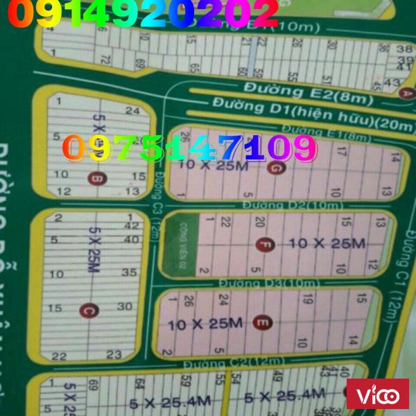 Bán Đất Dự Án Hoàng Anh Minh Tuấn Quận 9, Lô biệt thự Dt 10x25m, Giá 10 Tỷ 40tr/m2 . Vị trí lô đấ
