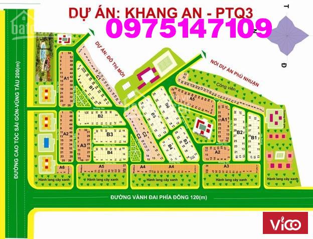 Bán đất nền Địa Ốc 3 Khang An, KDC Phú Hữu, quận 9 cần bán lô ngang 8 đối diện công viên