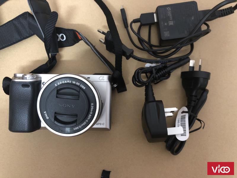 HN Bán máy ảnh Sony a6000 kit1650 full box bảo hảnh 05/2019