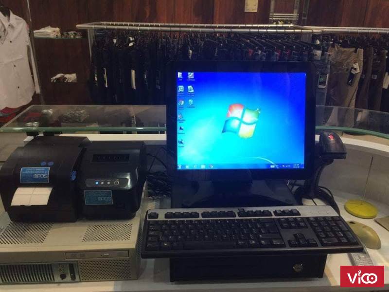 Máy tính tiền trọn bộ cho shop