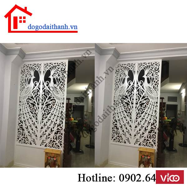 Nội thất phòng khách và bếp, vách gỗ phòng khách đẹp