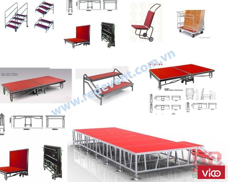 Sân khấu di động giá rẻ tại Bắc Ninh
