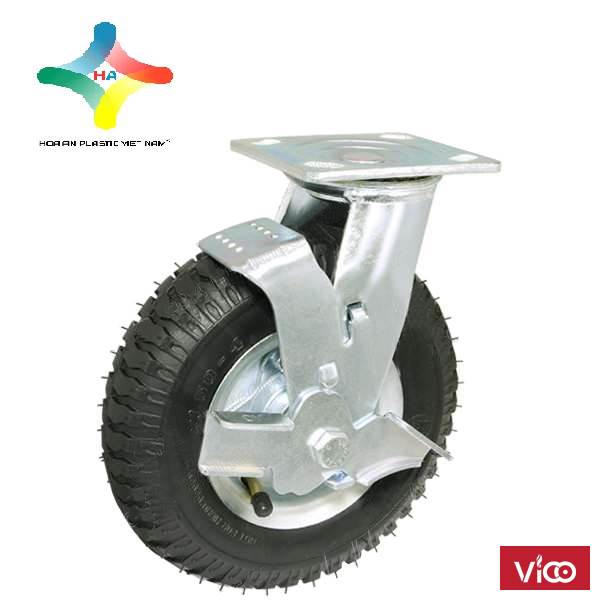 Bánh xe cao su dùng trong xe đẩy hàng chất lượng, bền đẹp