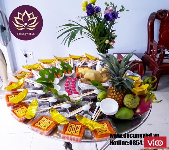 Nhận đặt mâm cúng đầy tháng thôi nôi trọn gói