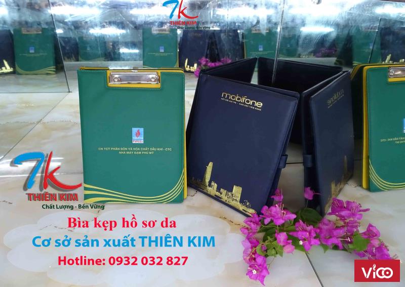 Cơ sở sản xuất bìa menu, bìa da simili, bìa trình ký, bìa kẹp hồ sơ giá rẻ,