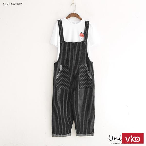 Shop UniFine Yếm sọc xinh xắn