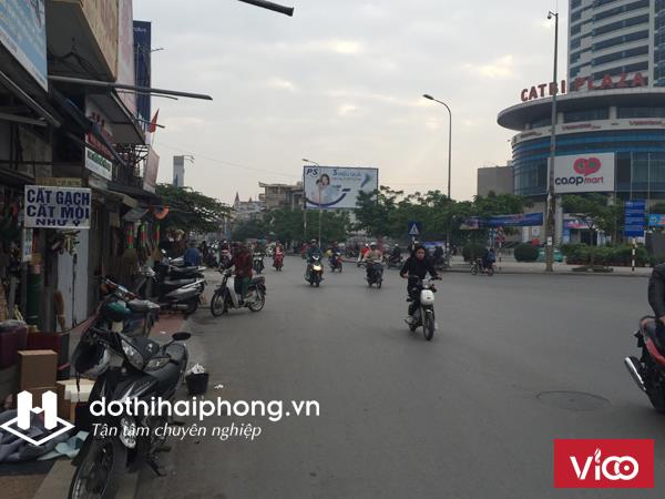 Bán nhà mặt đường Lê Lợi Hải Phòng, 45m, mặt tiền 4m, vuông vắn, sổ hồng 2 quyền