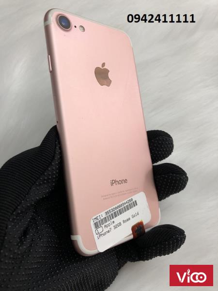 Sale iphone 7 32g vàng hồng rose gold quốc tế Mỹ đẹp