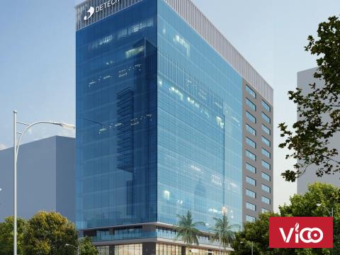 Cho thuê VĂN PHÒNG 180m, 200m, 250m,900m tòa nhà DETECH II Nguyễn Phong Sắc giá chỉ 11/m2