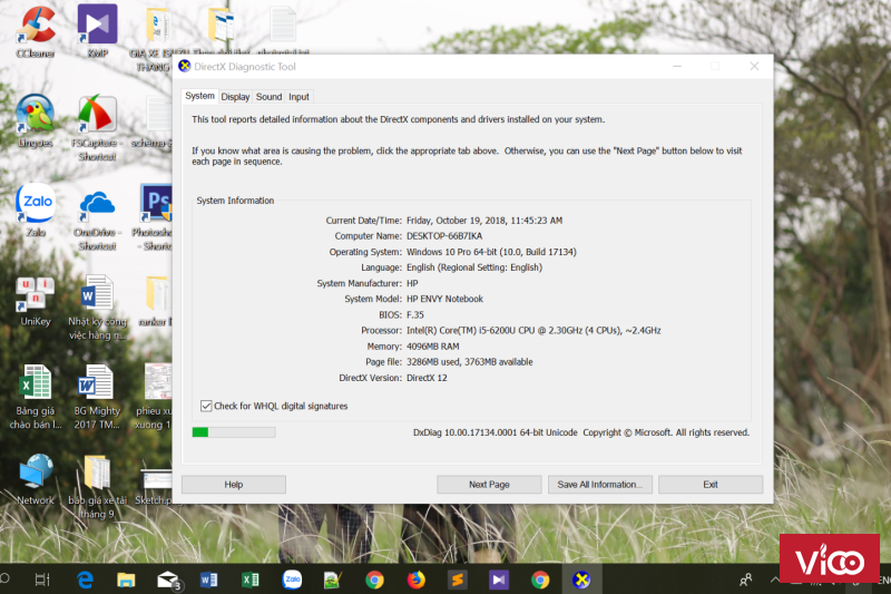 Laptop HP Envy 13 Core I5 6200U