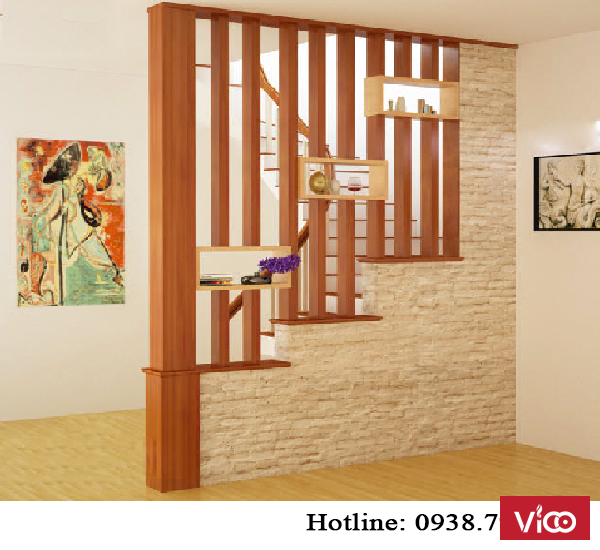 Xu hướng trang trí nhà bằng mẫu lam gỗ trang trí cầu thang đẹp
