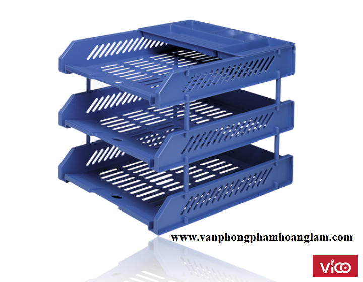 Cung cấp kệ (khay) đựng hồ sơ nhựa 3 tầng giá rẻ