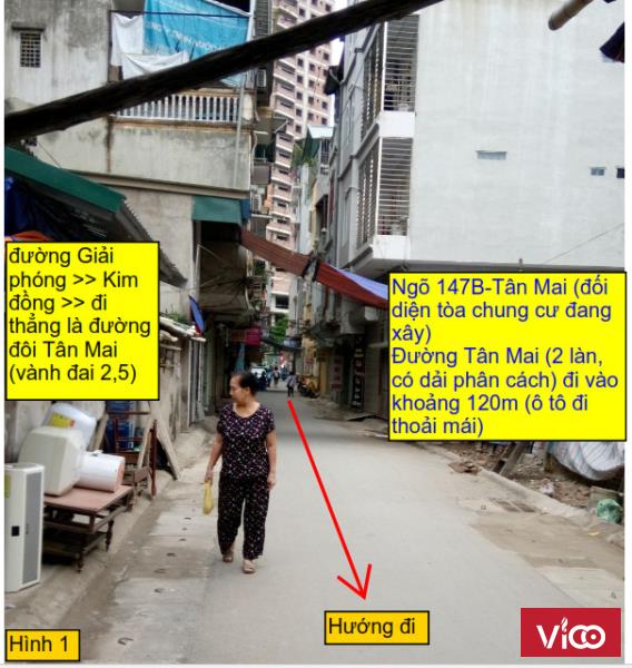 Cho thuê nhà C4 30m2 gác xép 8m2 Tân Mai chính chủ