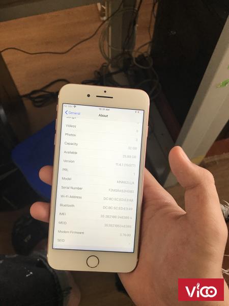 Iphone 7plus 32gb hồng qte zin all bản LL/A