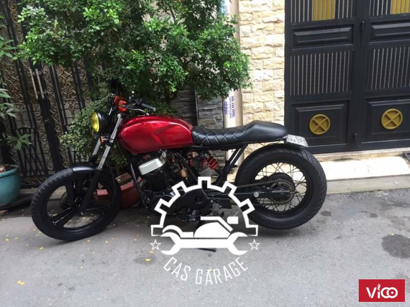 Husky SYM 125cc lên tracker CAS garage