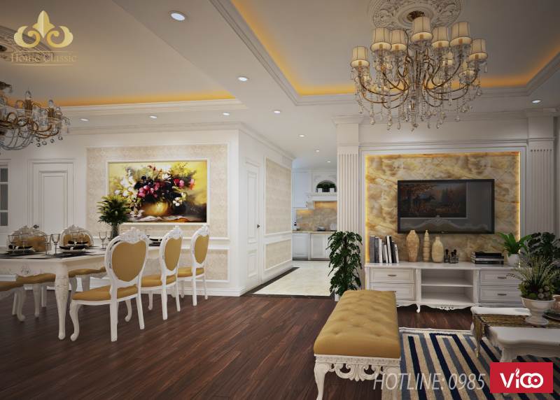 NỘI THẤT BIỆT THỰ TÂN CỔ ĐIỂN CIPUTRA