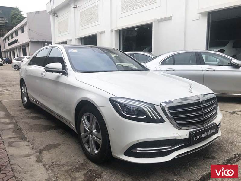 Bán xe Mercedes S450 cũ đăng ký 2018 màu Trắng siêu lướt như mới rẻ hơn 500 triệu