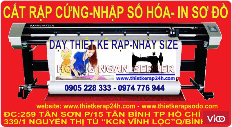 ĐÀO TẠO THIẾT KẾ NHÁY SIZE CẮT MAY CƠ BẢN