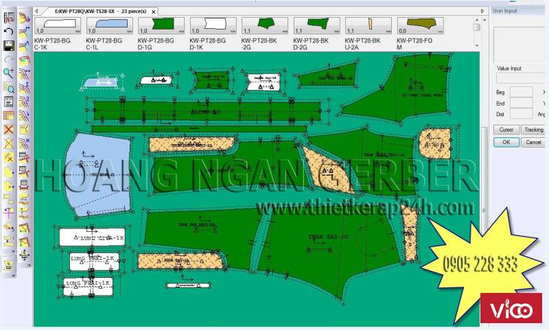 dịch vụ số hóa nhảy size in so đồ tốt nhất tại hồ chí minh