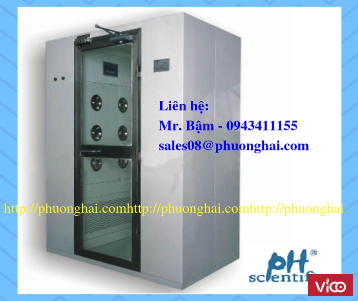 BUỒNG TẮM KHÍ (AIR SHOWER) THIẾT KẾ TIÊU CHUẨN, AN TOÀN