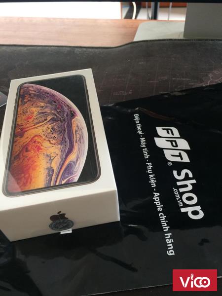 Bán iphone xs max gold 64gb fullbox fpt