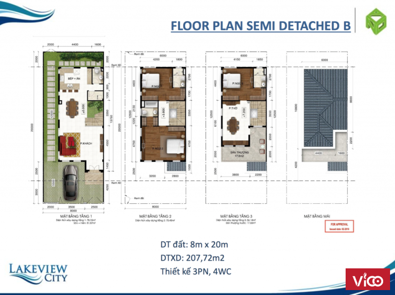 Biệt thự song lập Lake view, view sông cần bán gấp