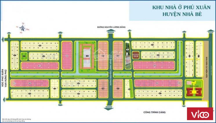 Cần chuyển nhượng gấp các nền nhà phố Phú Xuân A1, A2, A3, A4, A5, A6, A7 giá từ 19.5tr 22tr/m2