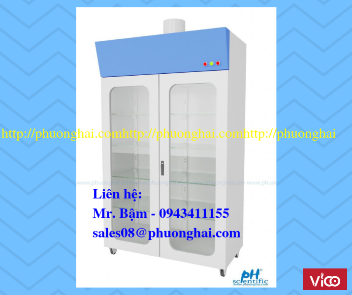 TỦ ĐỰNG HÓA CHẤT KHỬ MÙI PHLAB TIỆN LỢI, HIỆU QUẢ