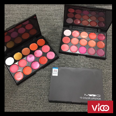 Thử thách đổi phong cách trang điểm với son bảng nhiều màu