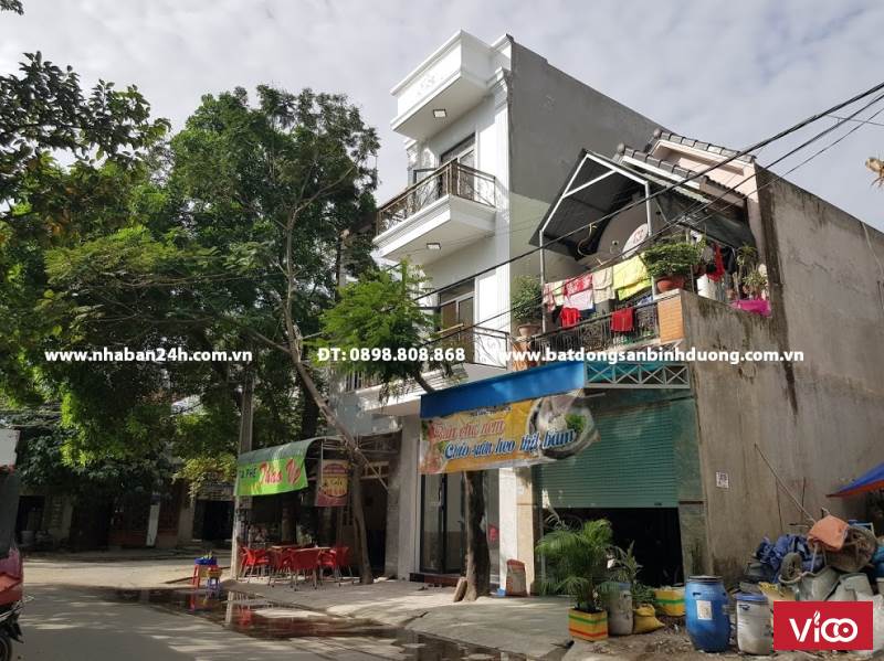 Bán nhà phường dĩ an, DT 4X16m, Nhà mặt tiền kinh doanh ngay chợ xóm vắng