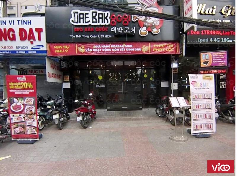 Chính chủ cho thuê nhà MT đoạn đường 2 chiều sầm uất nhất đoạn đường Tôn Thất Tùng, Quận 1.