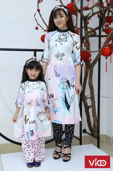 Áo dài Tết 2019 cực kỳ xinh từ thương hiệu thời trang Kate Nguyễn