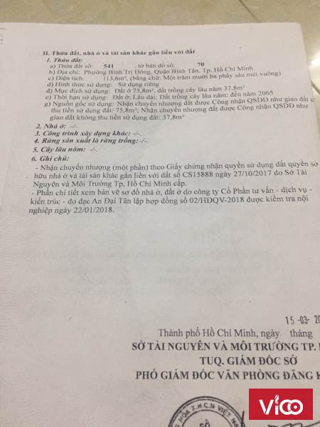 Bán đất ODT 113,6 m2 tại đường Tân Hòa Đông