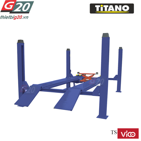 Cầu nâng 4 trụ cân chỉnh góc lái