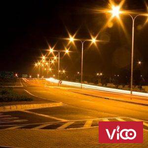 Cột đèn cao áp 6m bát giác rời cần BG678 lắp đặt Cần đèn đơn PN03D