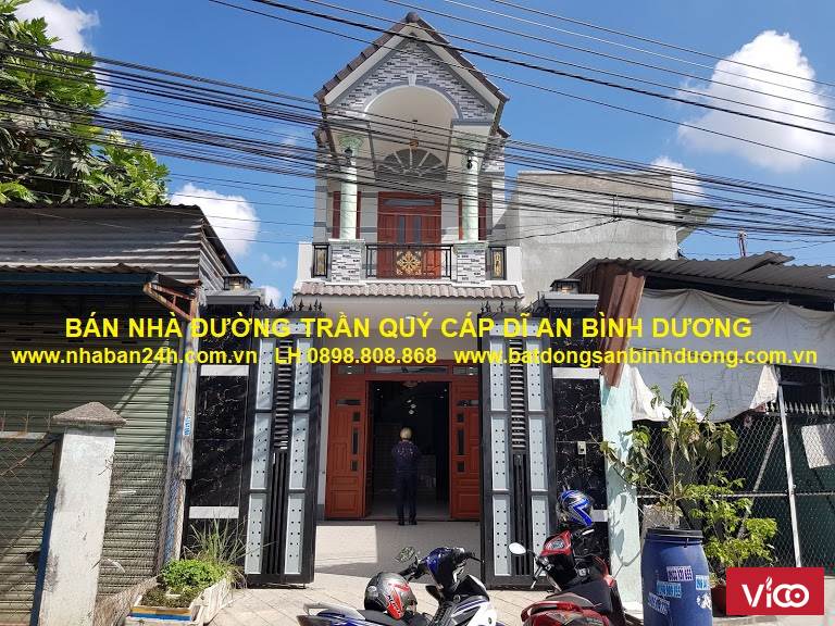 Bán nhà đường Trần Qúy Cáp Dĩ An Bình Dương mặt tiền Kình Doanh