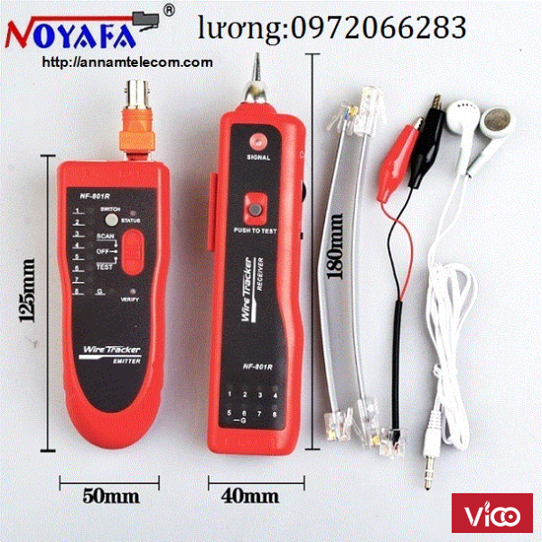 Máy dò dây mạng ,dây điện âm tường chính hãng NOYAFA