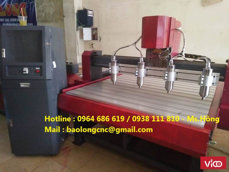 Máy đục gỗ 4 đầu giá rẻ nhất Hồ chí minh