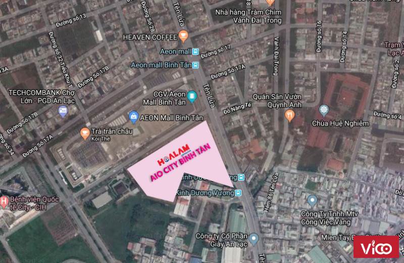 Dự án căn hộ AIO City Tên Lửa Bình Tân Chủ đầu tư tập đoàn Hoa Lâm.