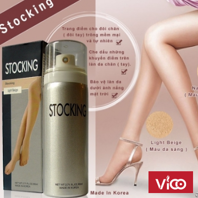 Tất Phun Che Khuyết Điểm Tay Chân Bảo Vệ Da