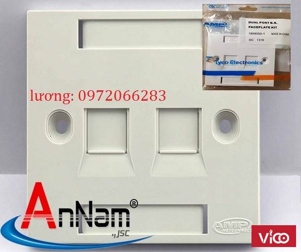 Mặt WallPlate AMP hình vuông