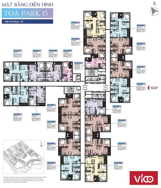 Bán căn hộ Park 15 View Trường đại học VinUni đẹp nhất Vinhomes Ocean Park